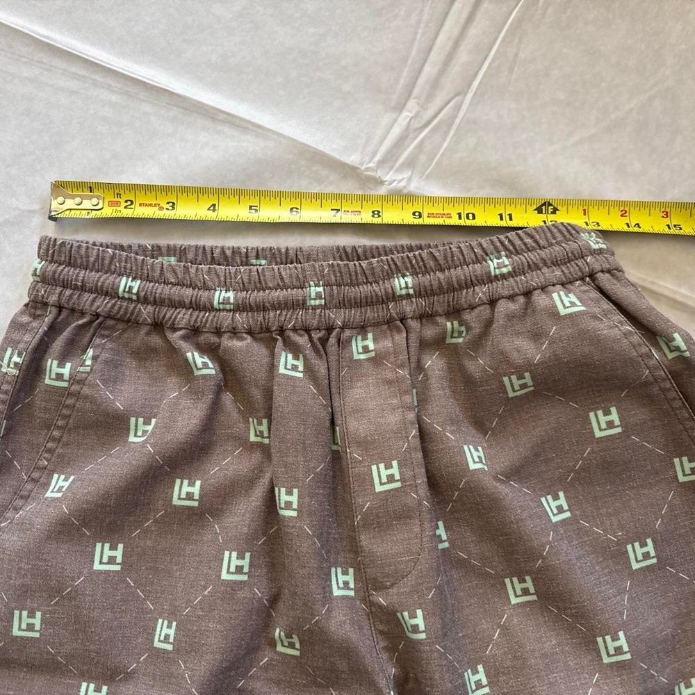 Local Heroes LH Monogram Brown Shorts Style AW22P0024 Size M - Picture 6 of 8